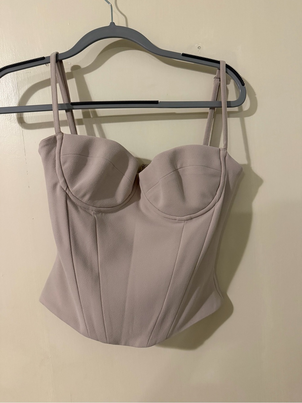 House of CB Mauve Bustier Corset Top, NWOT